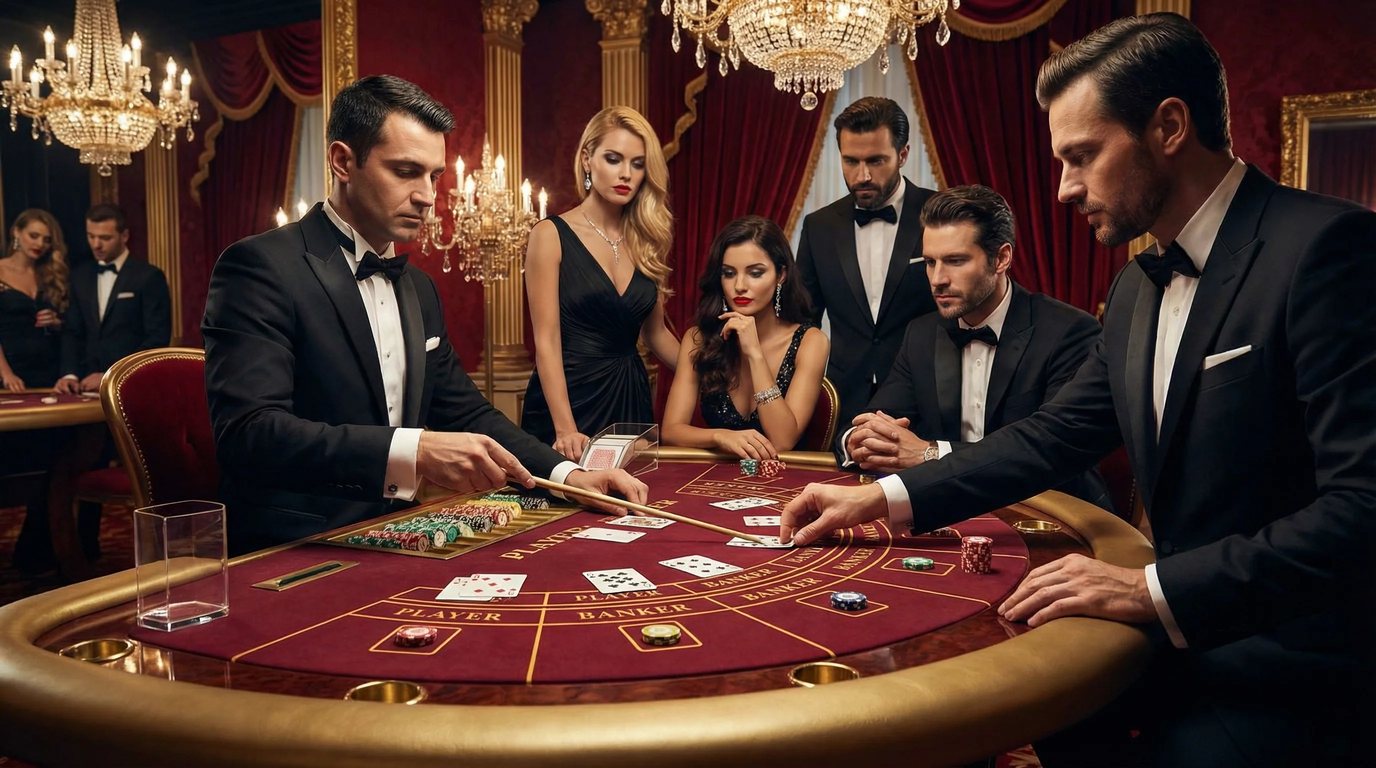 Mesa de Bacará online no cassino zzwin